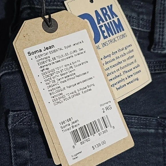 Prana Soma Skinny Jeans Size 2 New - Picture 5 of 7